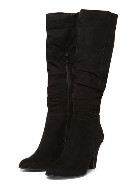 Wide Fit Black Fit 'Wynter' Boots